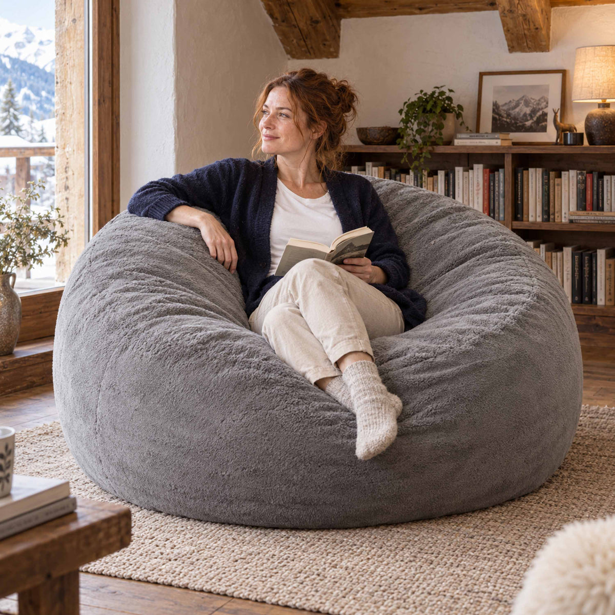 Pouf TiTAN Géant - Polaire