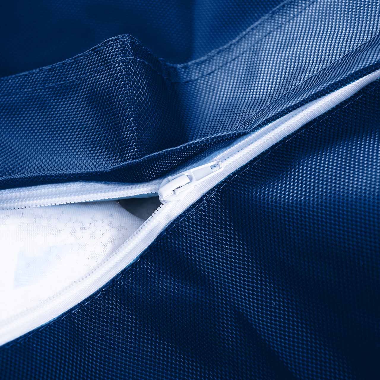 Poltrona Pouf Esterno Blu Marina