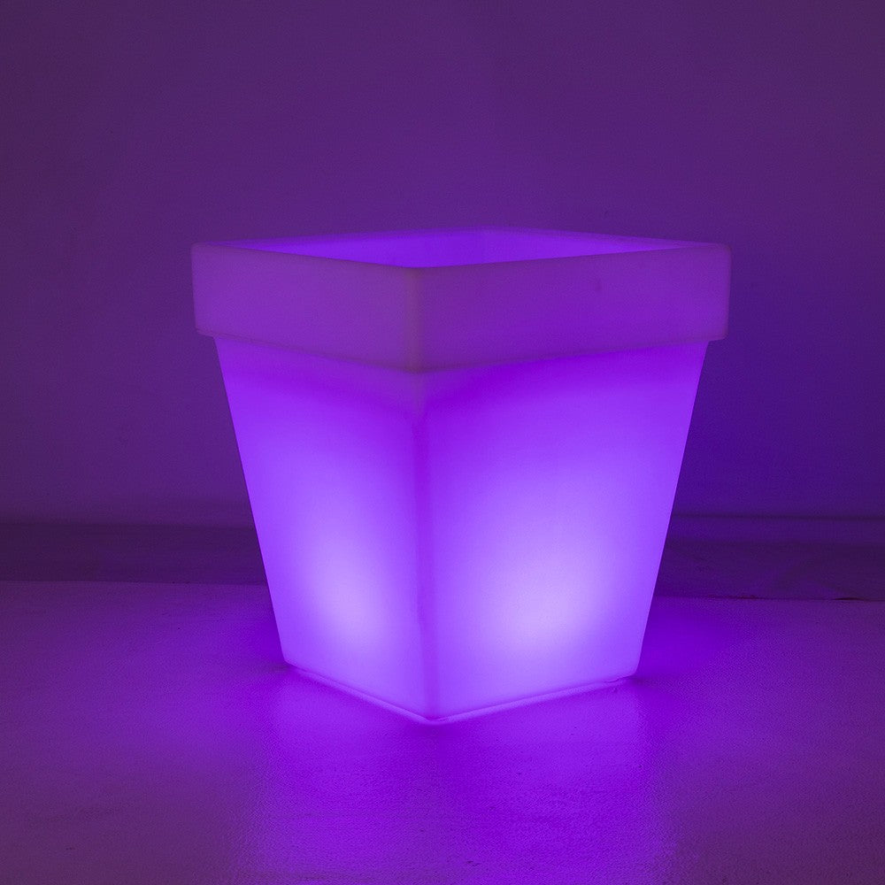 Pot Lumineux à LED Multicolore 60 x 66 cm - Square XXL