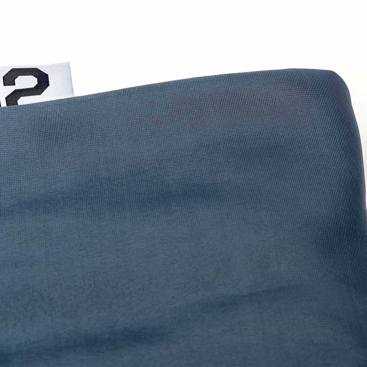 Housse pouf piscine rectangulaire vide Gris Anthracite