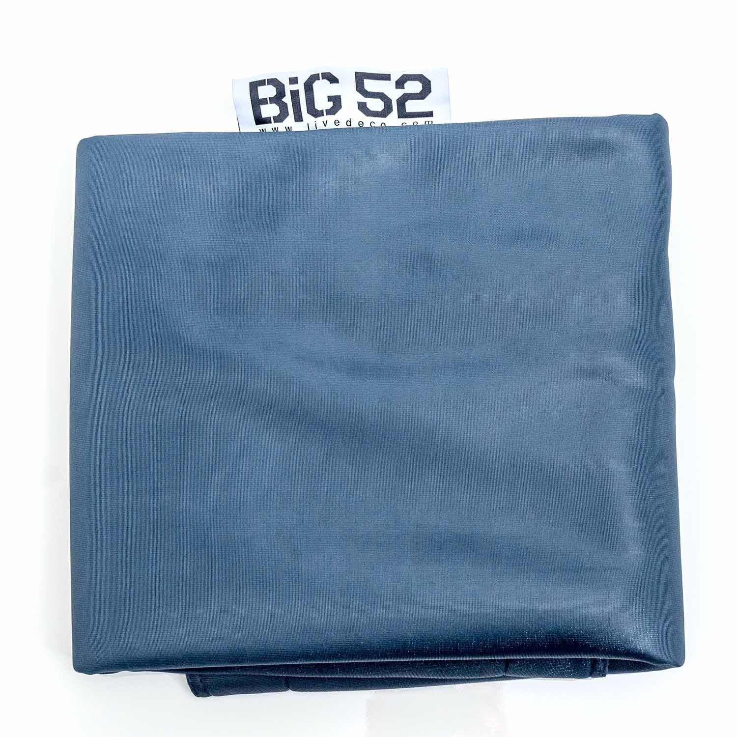 Housse pouf piscine rectangulaire vide Gris Anthracite