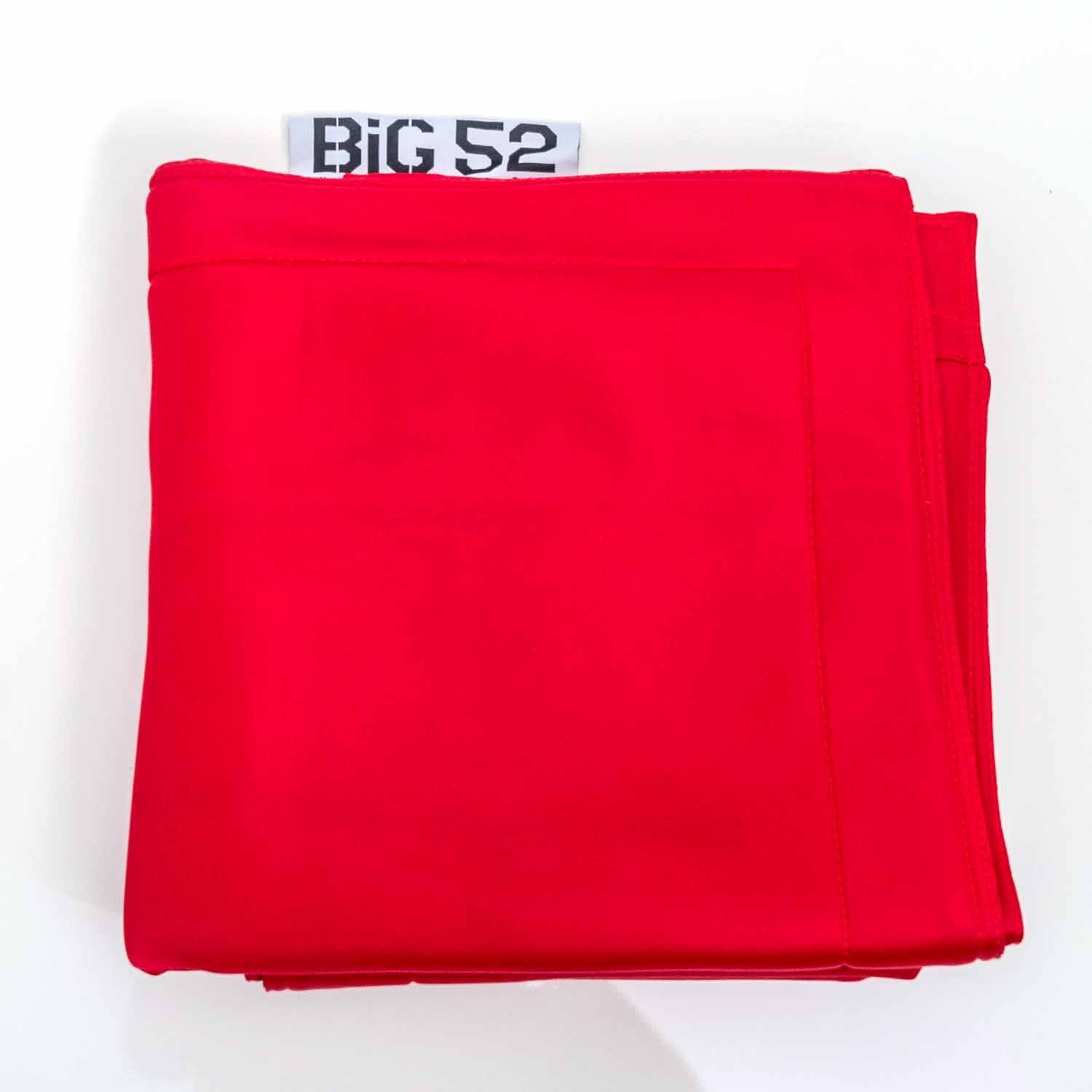 Housse pouf piscine rectangulaire vide Rouge