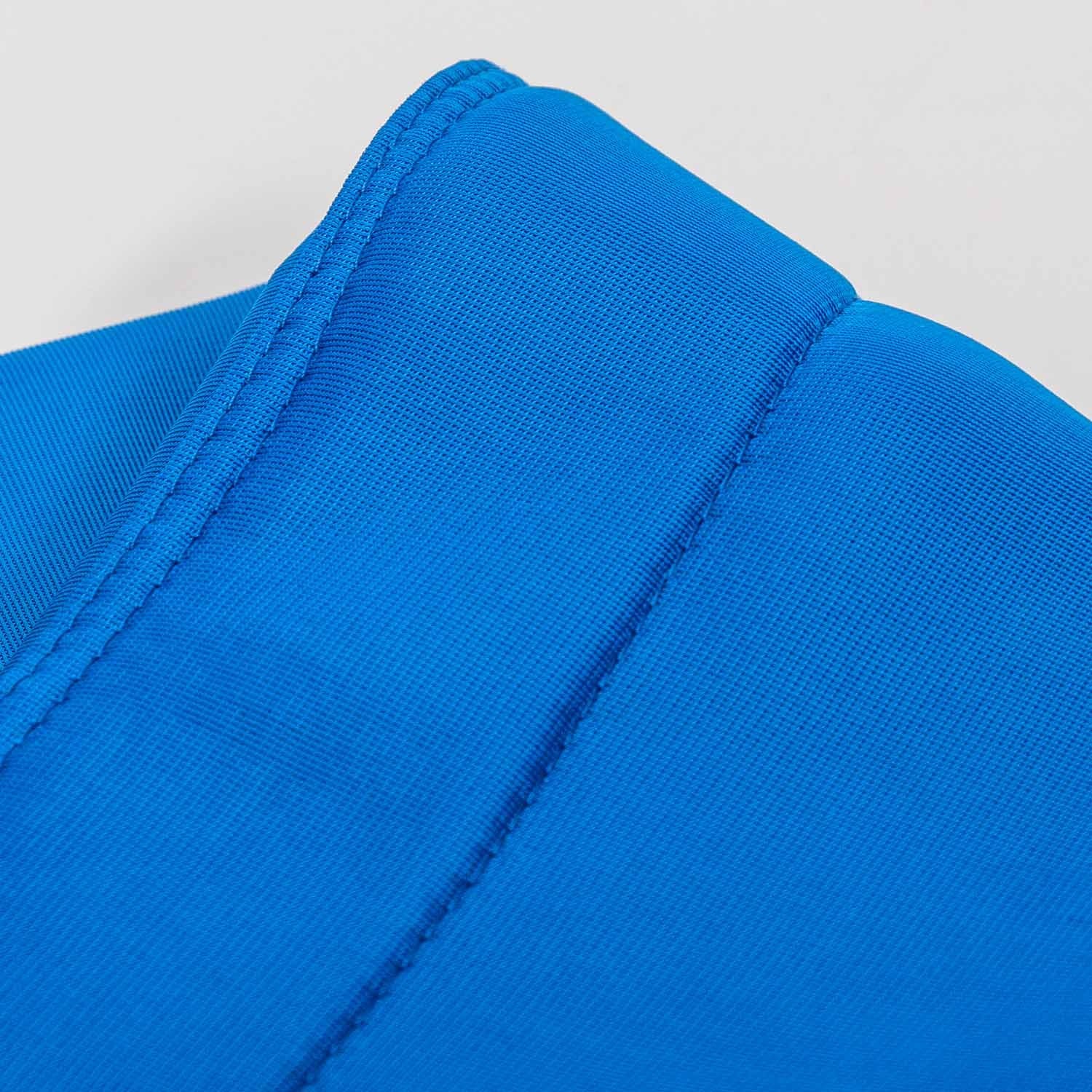 Housse pouf piscine rectangulaire vide Bleu