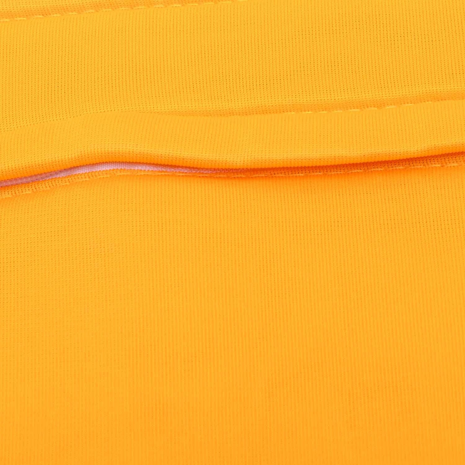 Housse pouf piscine rectangulaire vide Jaune