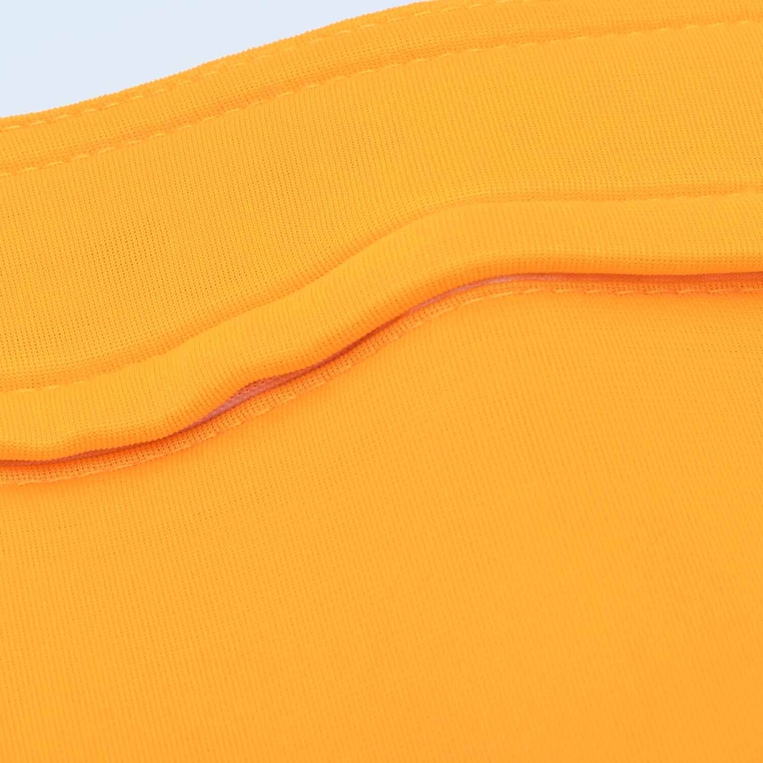 Housse pouf piscine rectangulaire vide Jaune