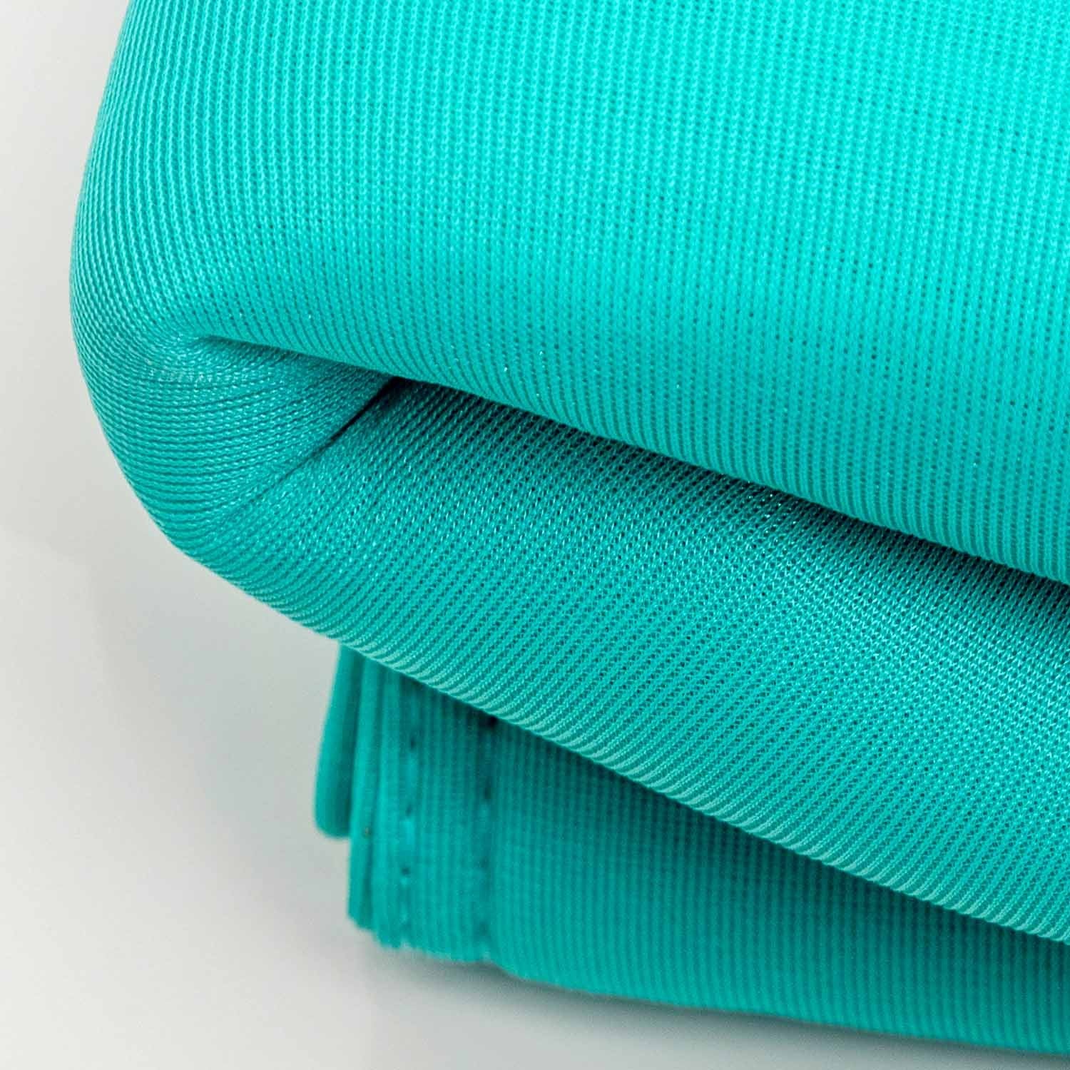 Housse pouf piscine rectangulaire vide Turquoise