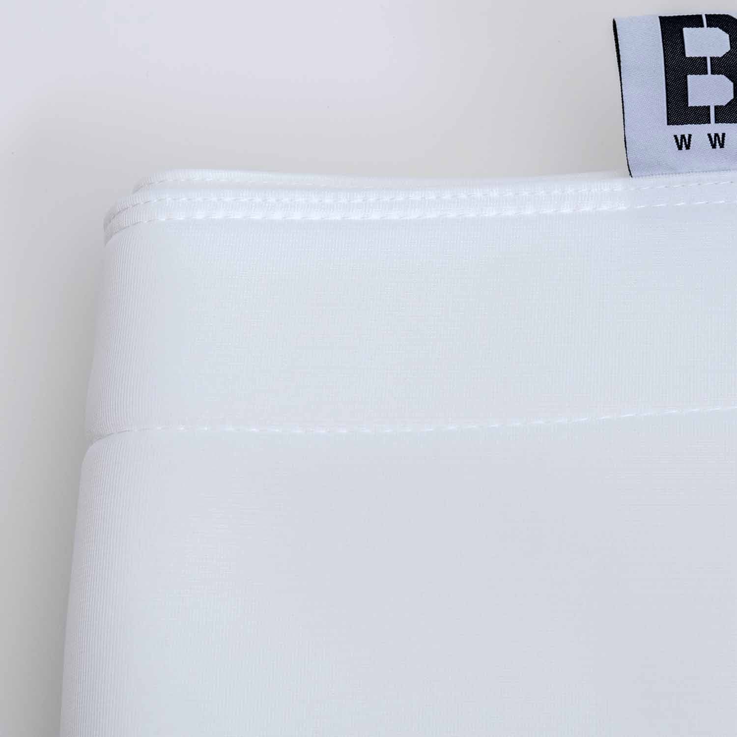 Housse pouf piscine rectangulaire vide Blanc