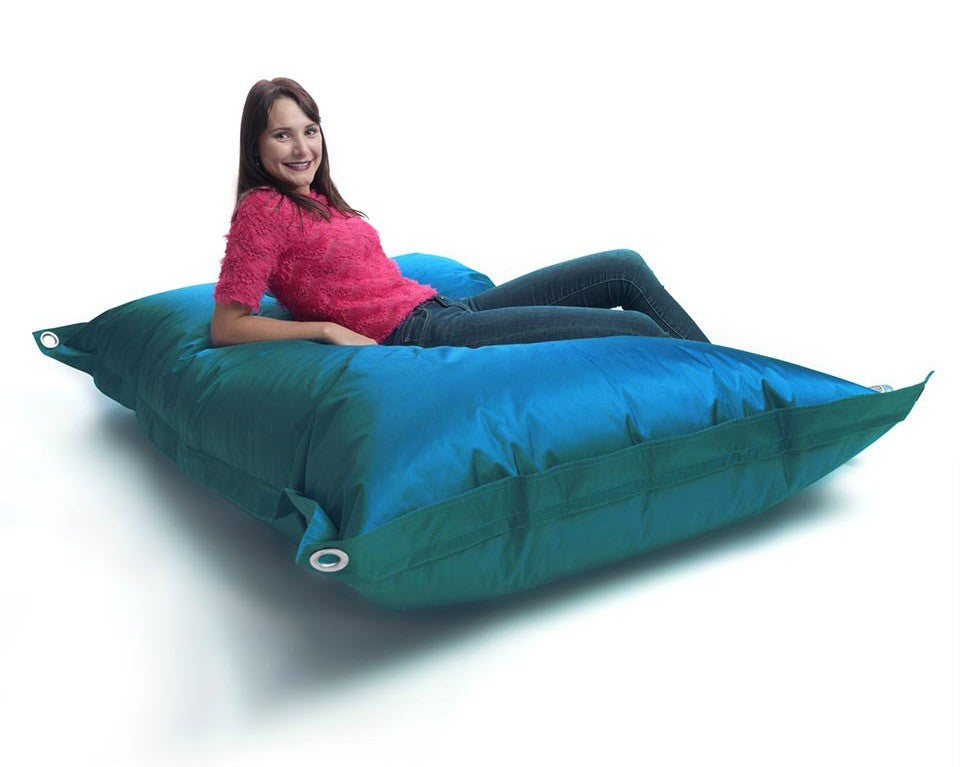 Copertura Vuota Pouf Gigante XL Impermeabile Esterno Outdoor Turchese RAW BiG52