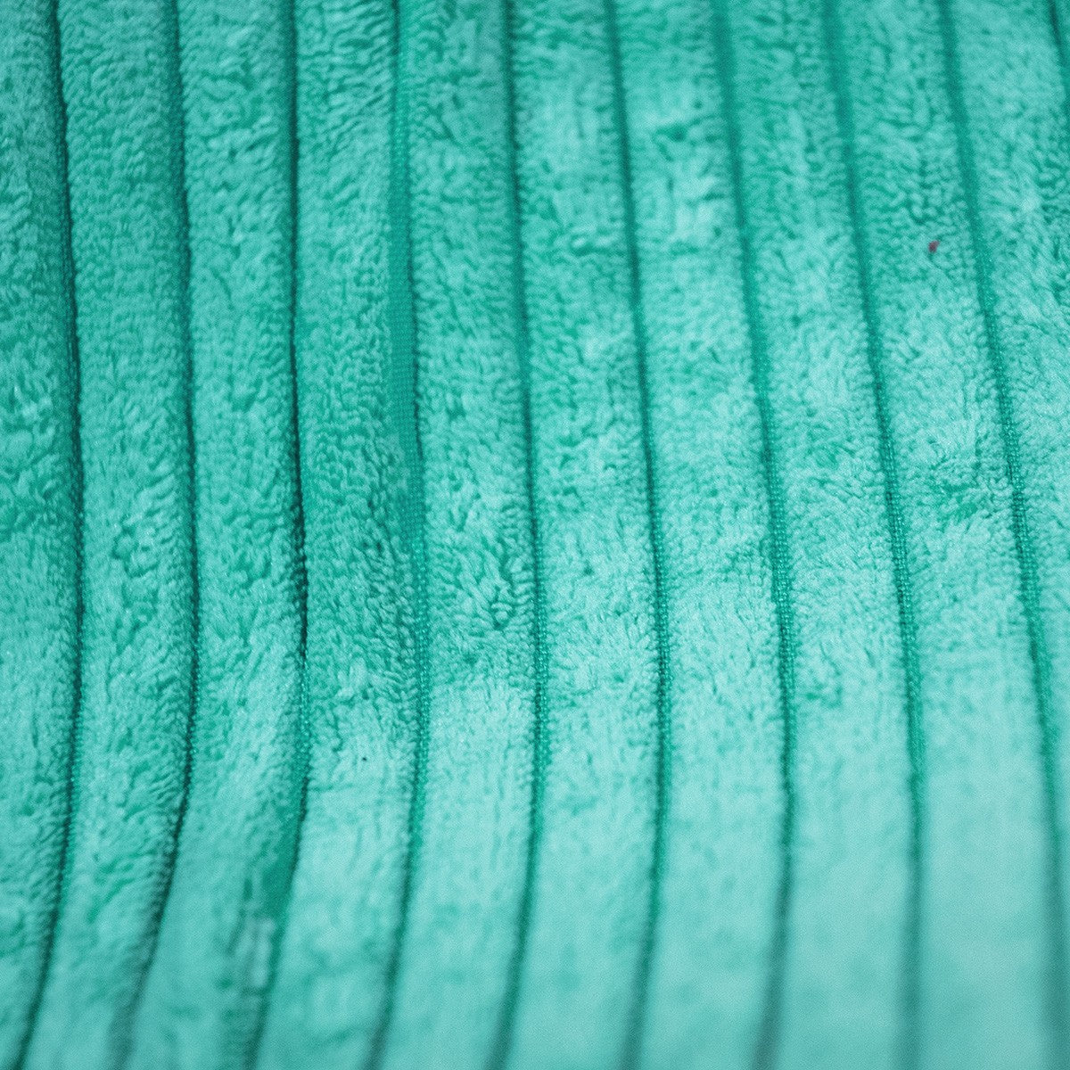 Corduroy Velvet Cube Pouf Turquoise