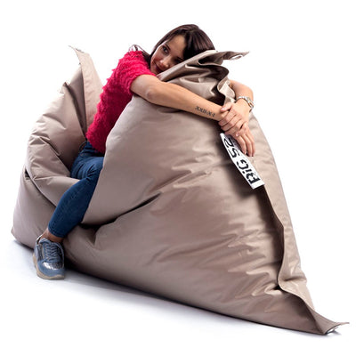 Pouf Extérieur Beige Sable IRON RAW