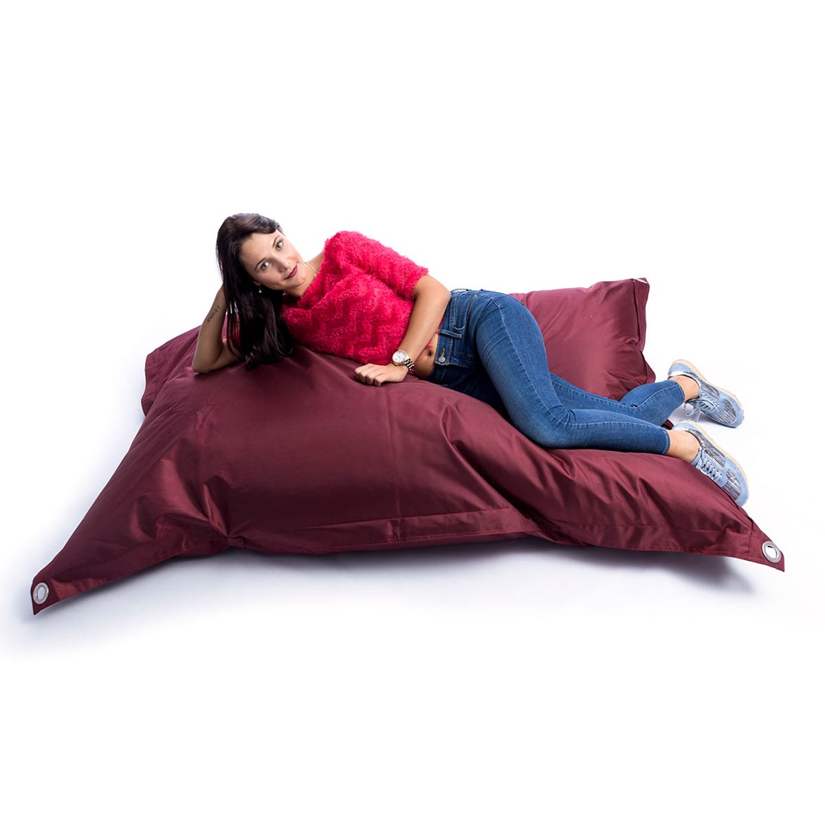 Pouf Extérieur Prune IRON RAW