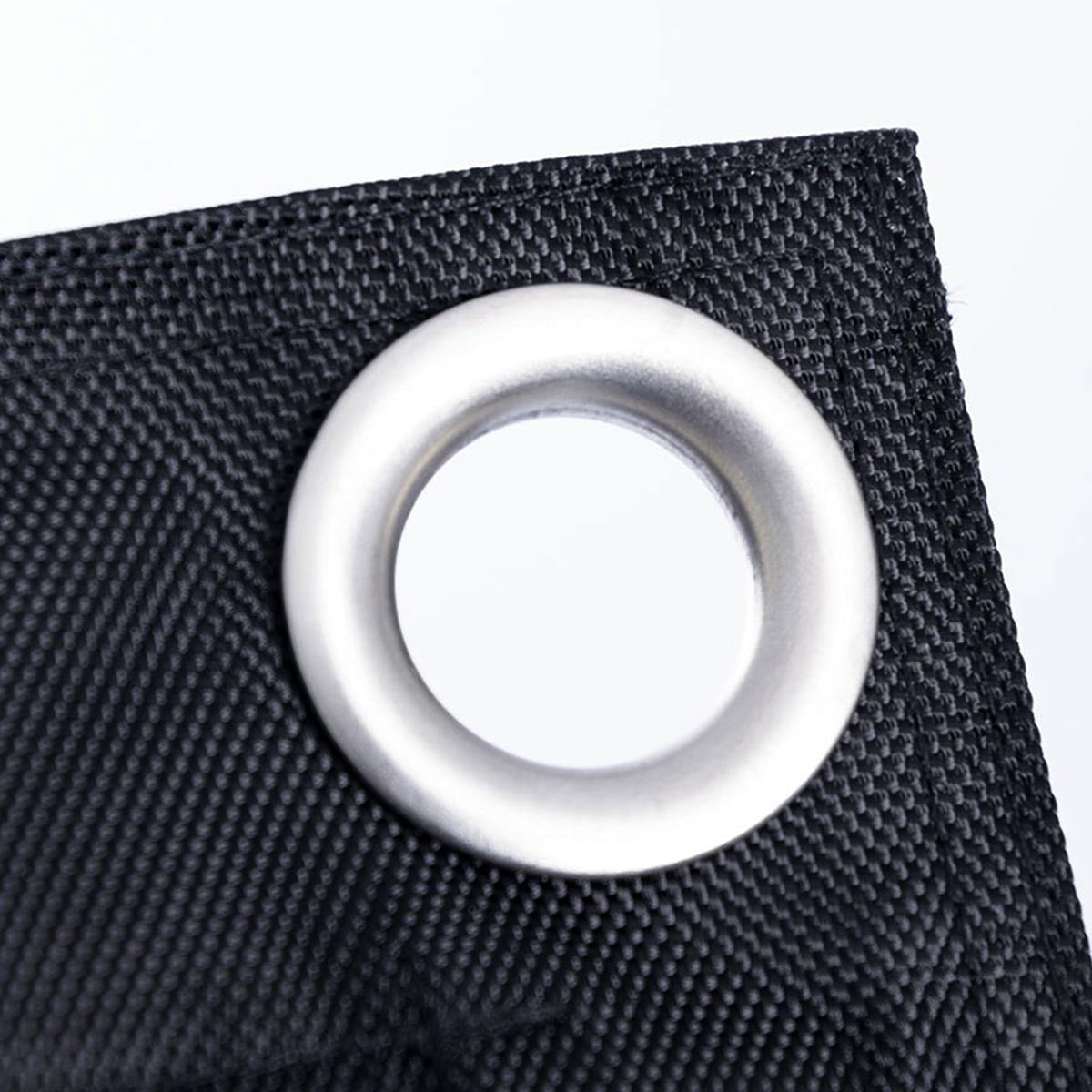 Black Outdoor Pouf IRON RAW