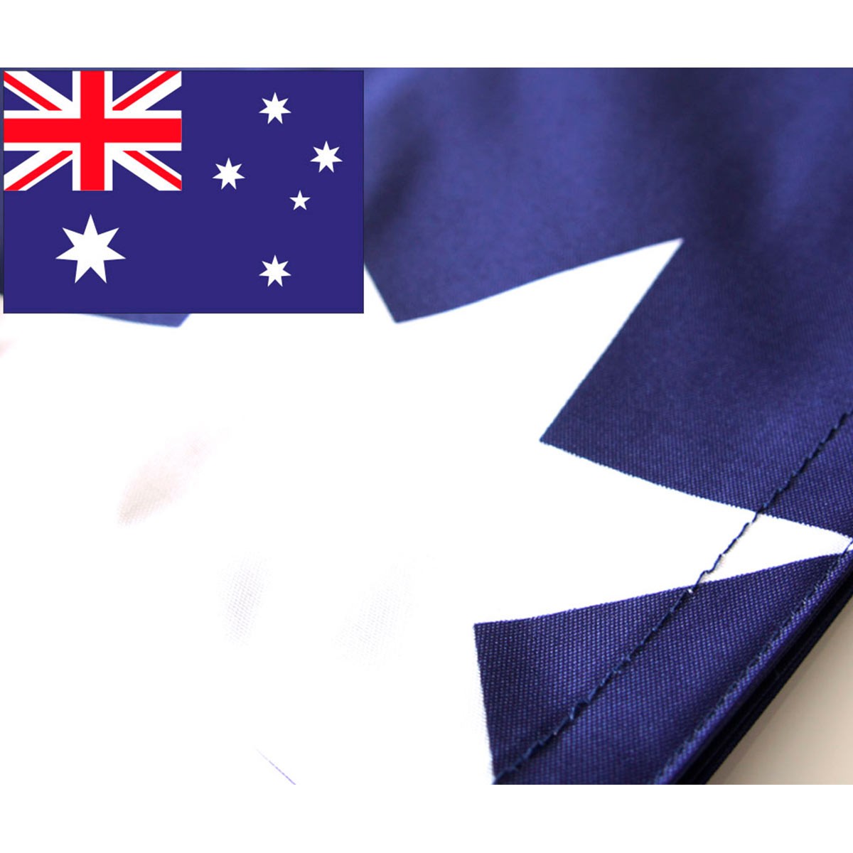 Leerer Poufbezug Australienflagge