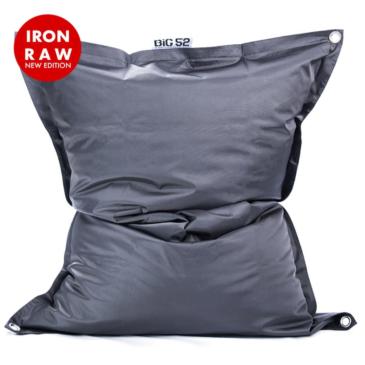 Leerer Außenpoufbezug IRON RAW Anthrazit