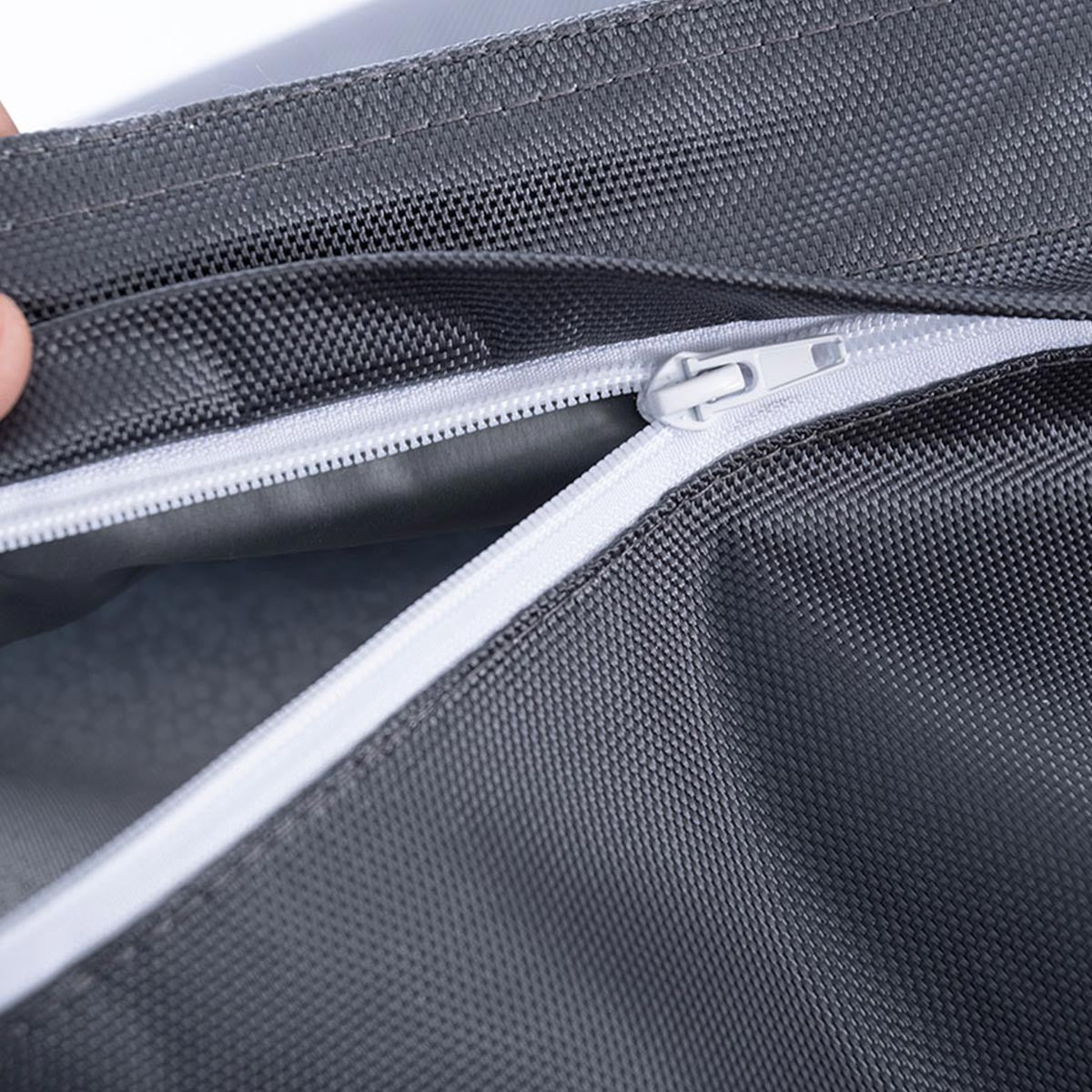 Leerer Außenpoufbezug IRON RAW Anthrazit