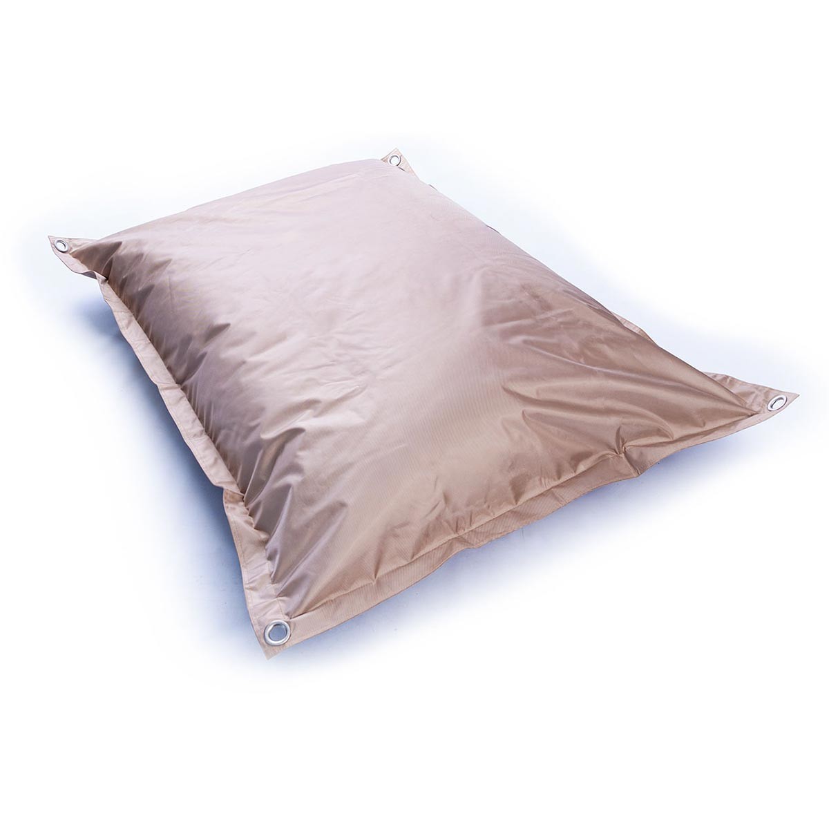 Empty Outdoor Pouf Cover IRON RAW Sand Beige