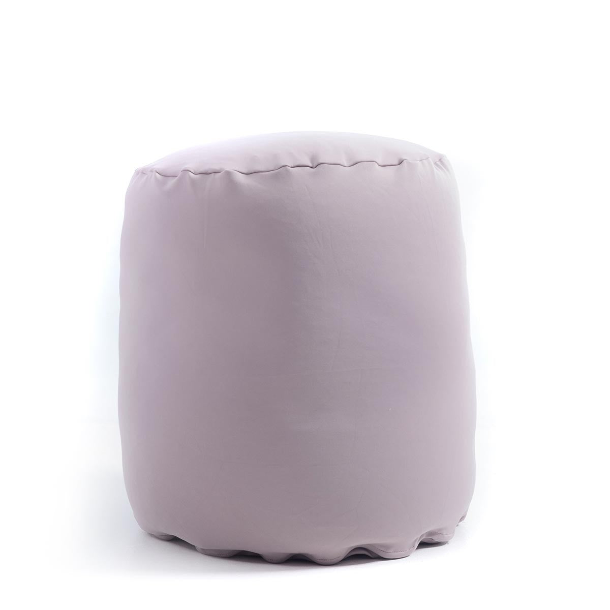 Pouf Repose Pieds Stretch Taupe