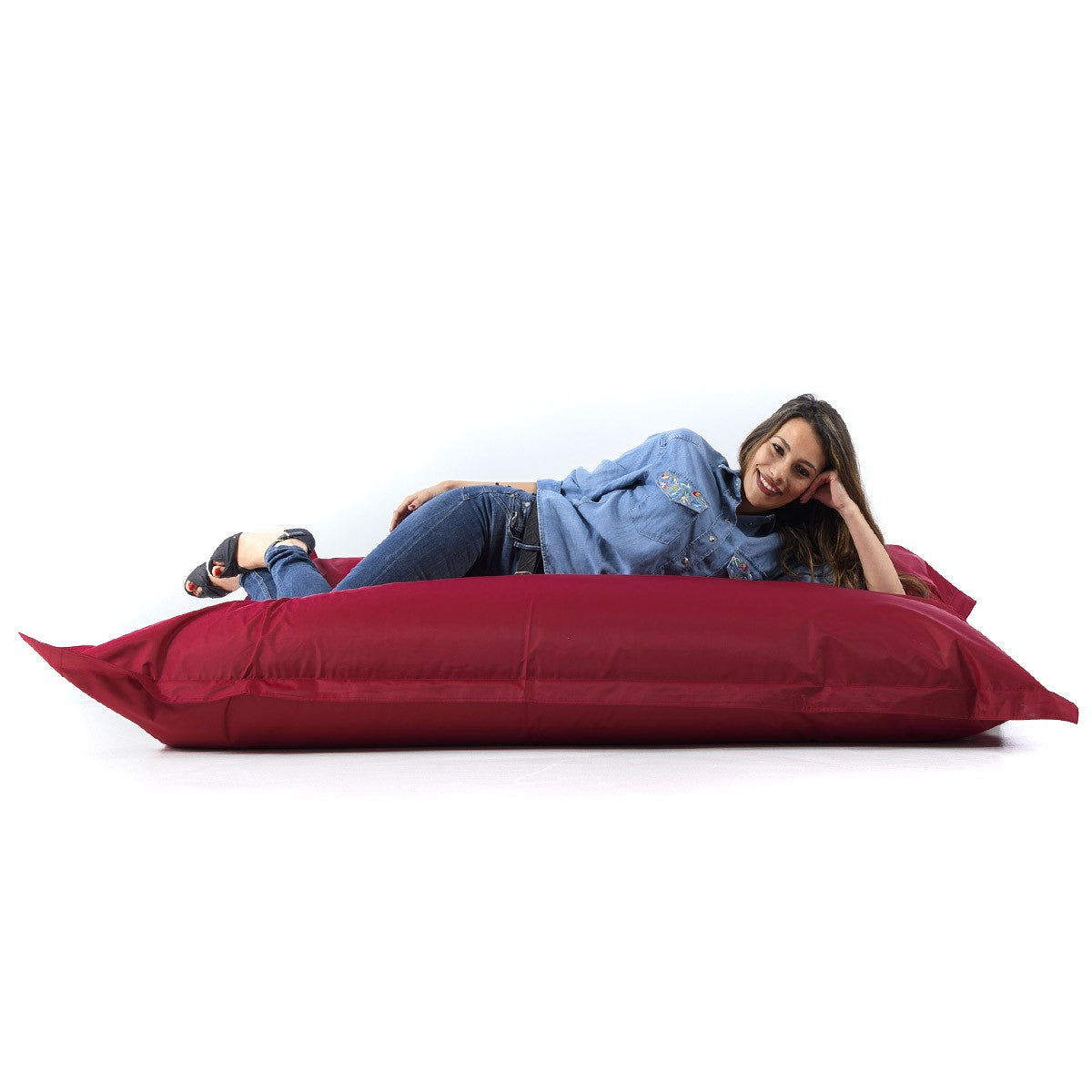 Pouf Géant XXL Bordeaux