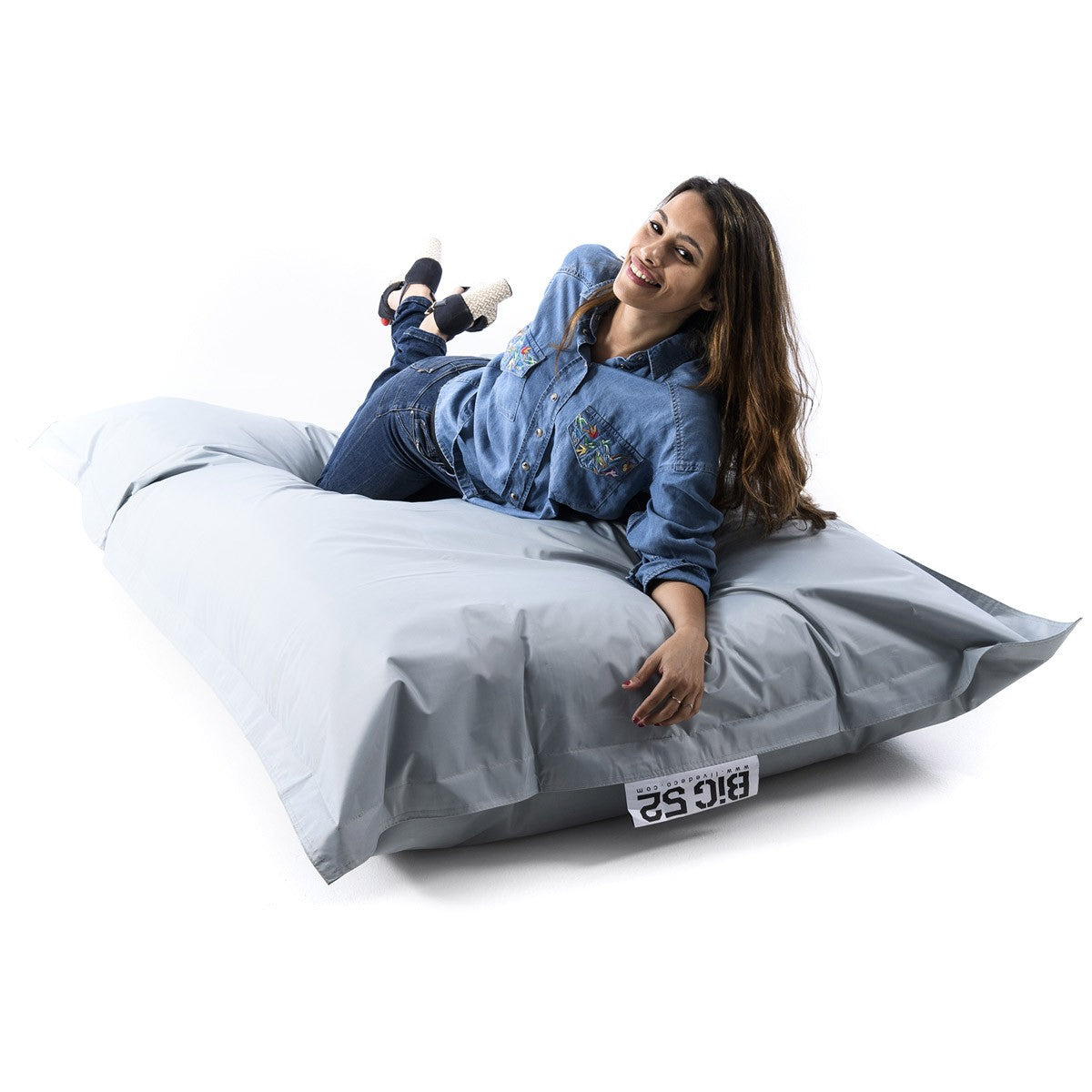 XXL Empty Pouf Cover Gray CLASSIC