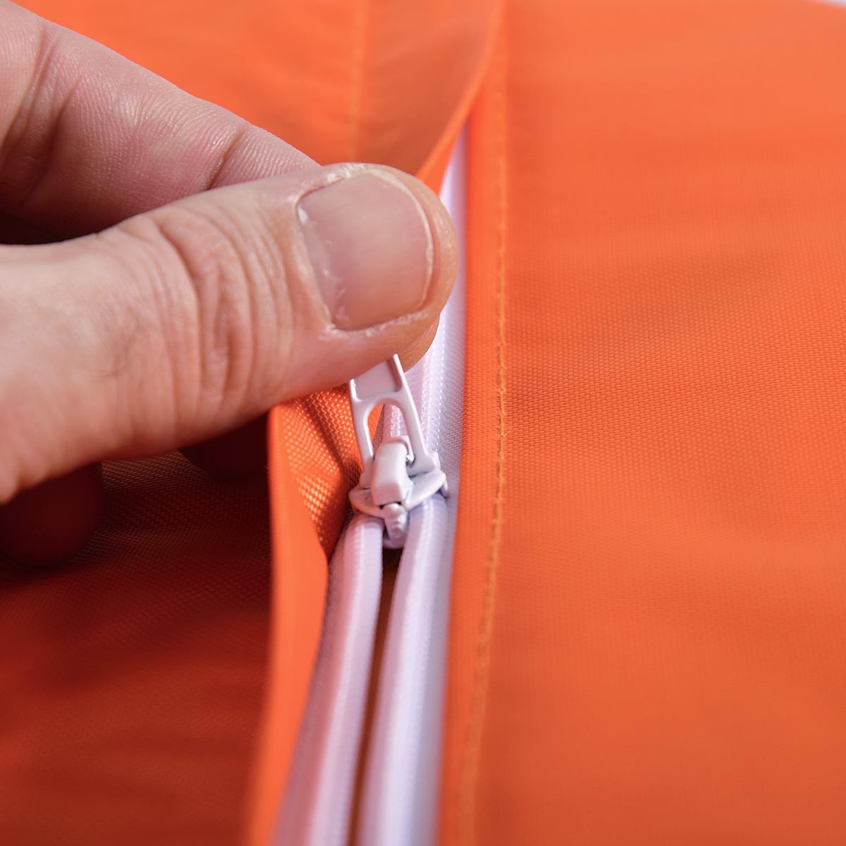 XXL Orange Classic Empty Pouf Cover