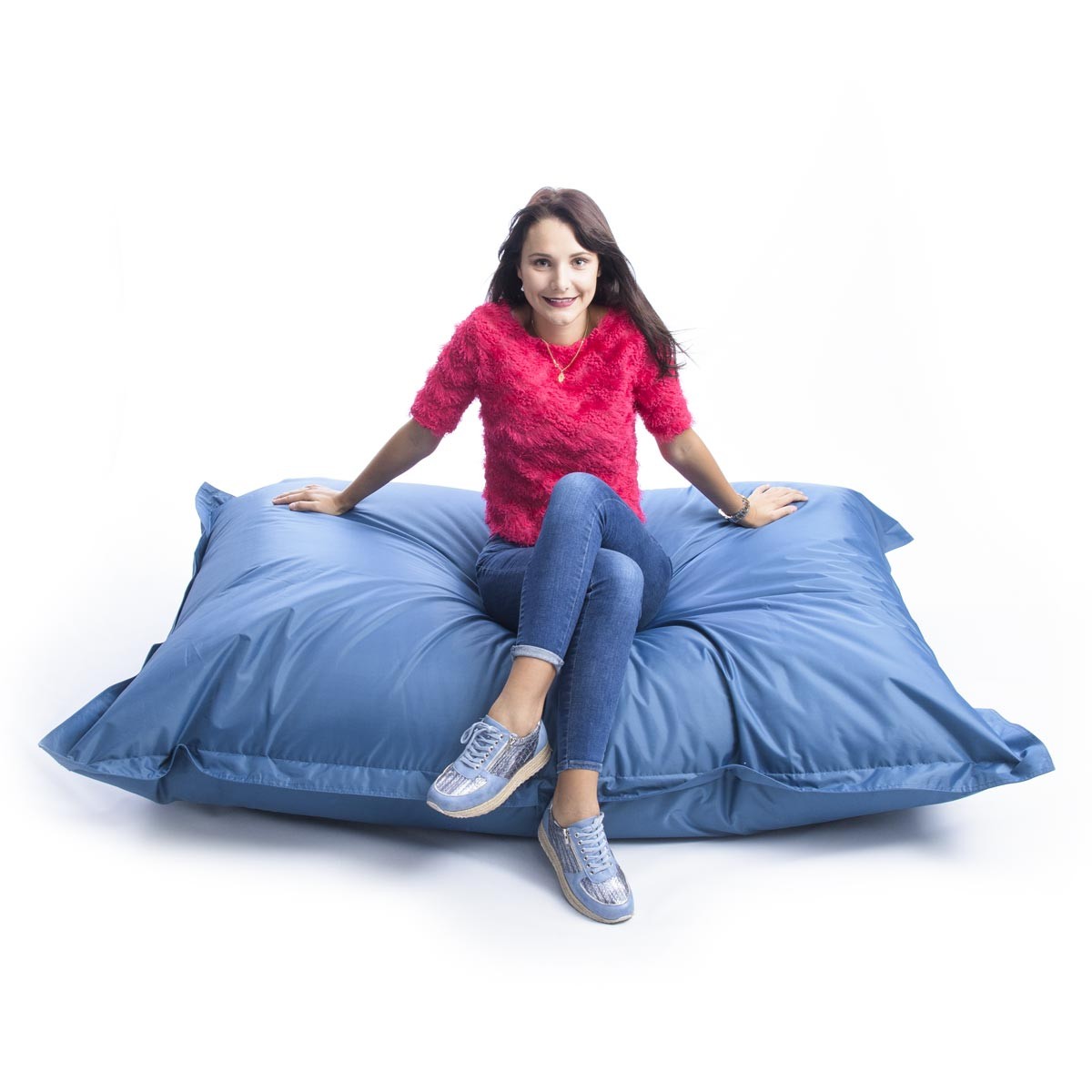 Pouf Géant XXL Bleu Canard