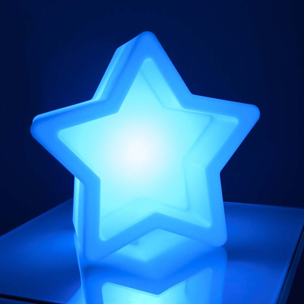 Seau à Champagne Étoile Lumineux à LED Multicolore