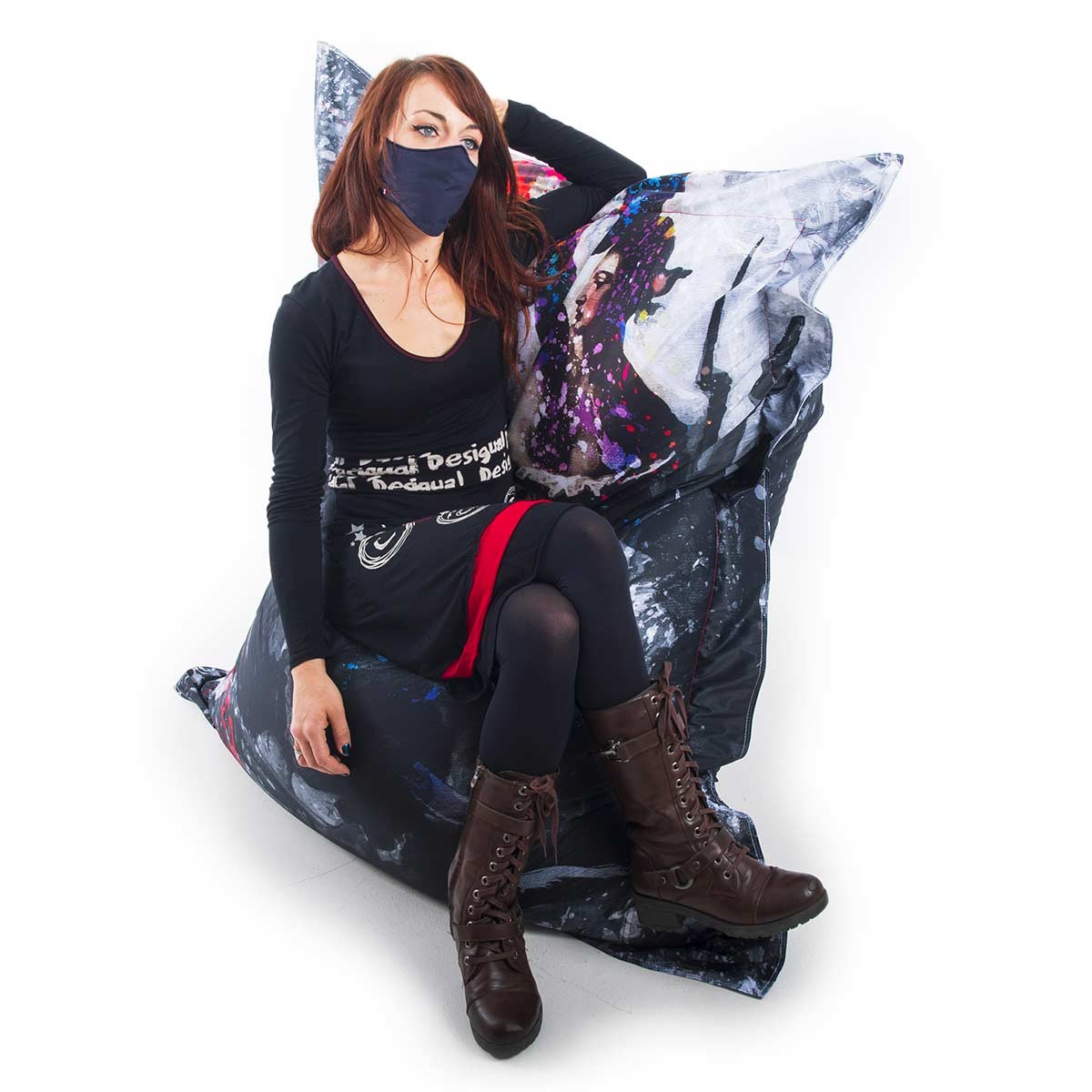 Pouf Géant ART52® - Marianne Sombre