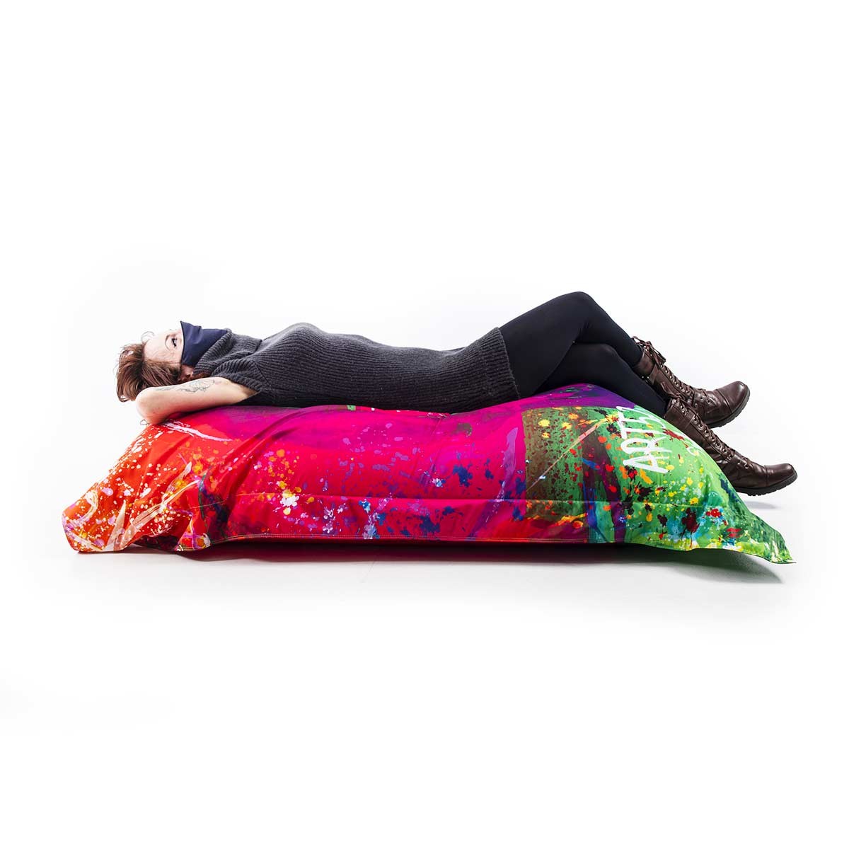 Pouf Géant ART52® - Vanité Rose