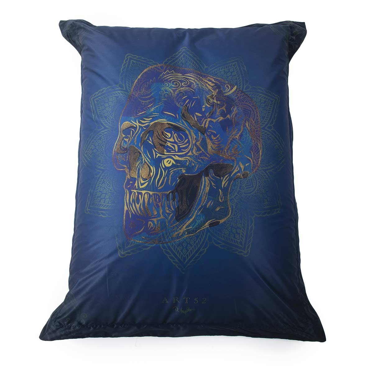 Pouf Gigante ART52® - Teschio in Oro