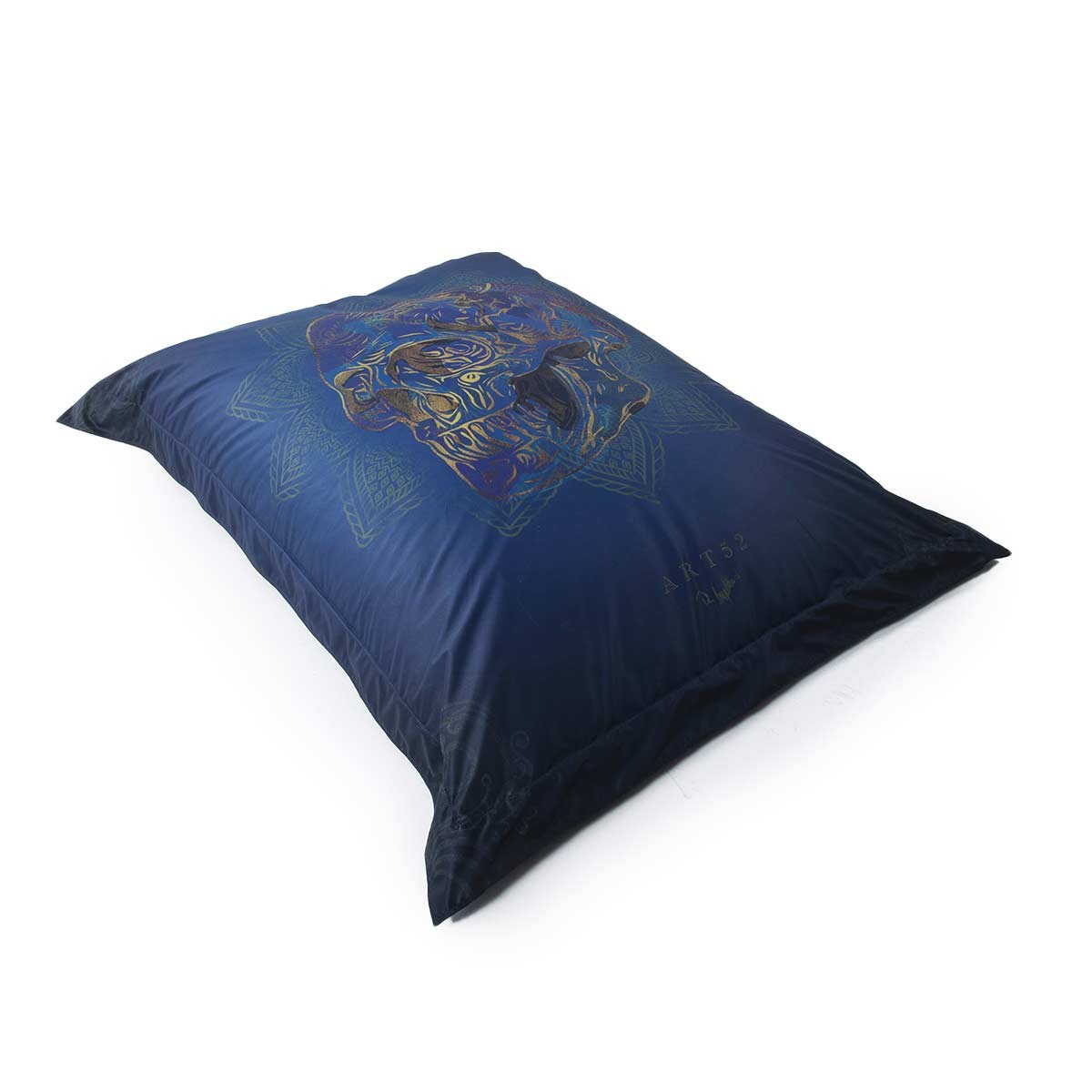 Pouf Gigante ART52® - Teschio in Oro