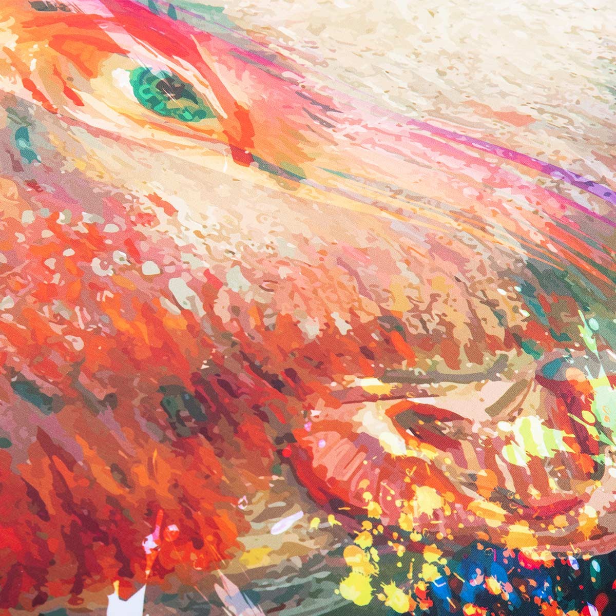 Alt Tag: Pouf Géant ART52® - Van Gogh POP II, impression haute qualité teintée dans la masse, série limitée 50 exemplaires, signé