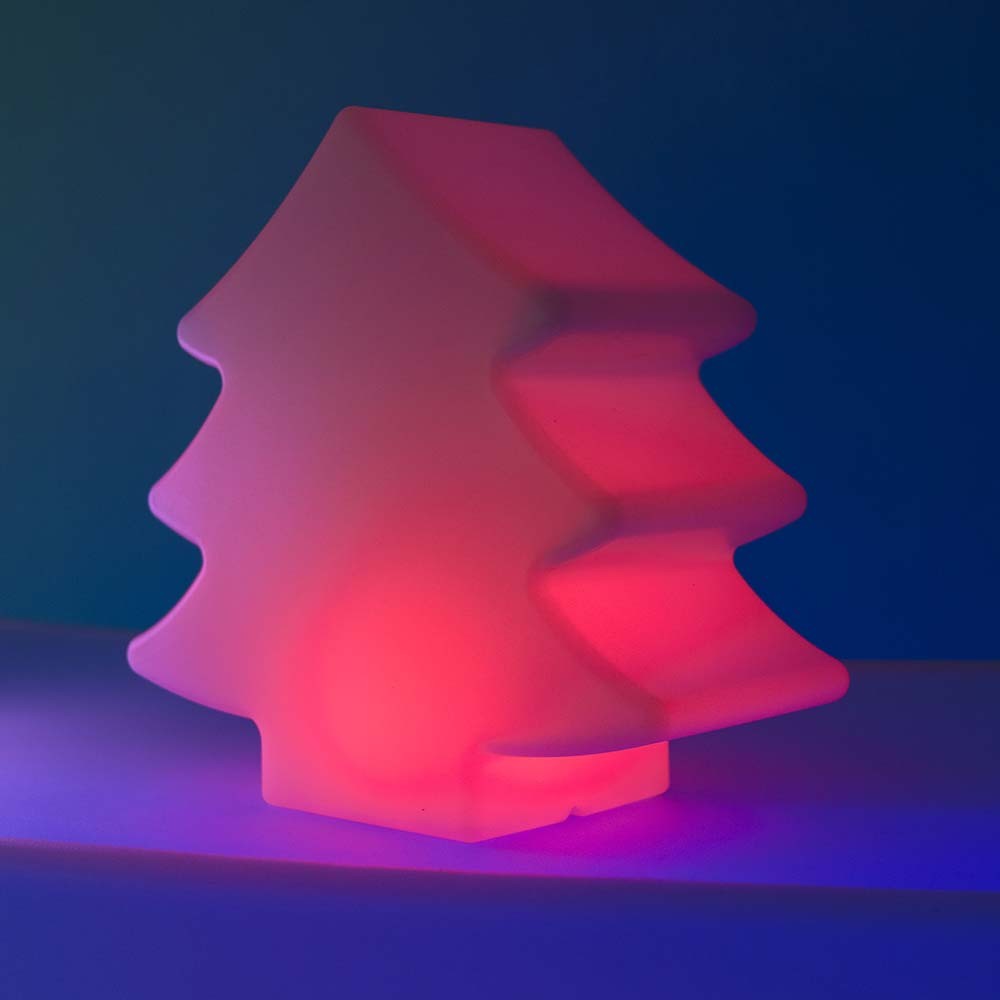 Sapin Lumineux LED 25C, lampe sapin LED sans fil, sculpture lumineuse pour jardin ou intérieur, éclairage décoratif