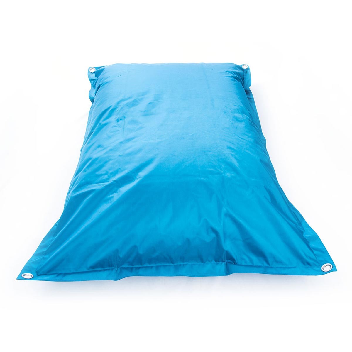 Housse Vide Pouf Extérieur IRON RAW Bleu Turquoise – housse géante extérieure avec œillets en acier inoxydable BiG52
