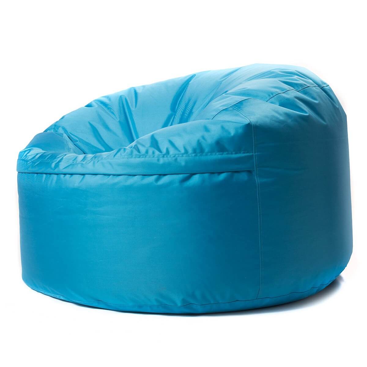 Pouf Géant Extérieur TiTAN Bleu Turquoise XXL 140x75 cm pour terrasse jardin, tissu outdoor