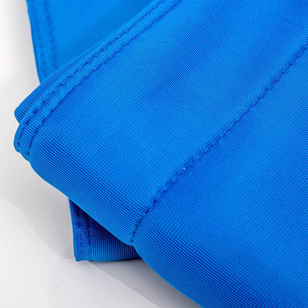 Housse pouf piscine rectangulaire vide Bleu, micro-perforée pour évacuer l’eau et séchage rapide