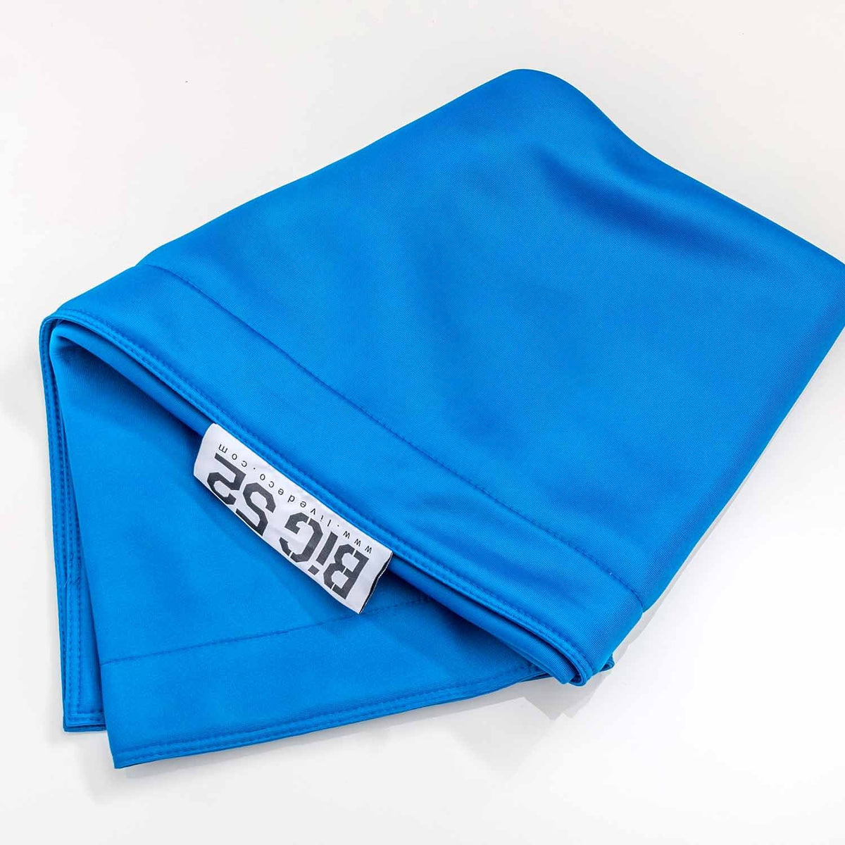 Housse pouf piscine rectangulaire vide Bleu - housse micro-perforée pour évacuer l’eau et protéger votre pouf