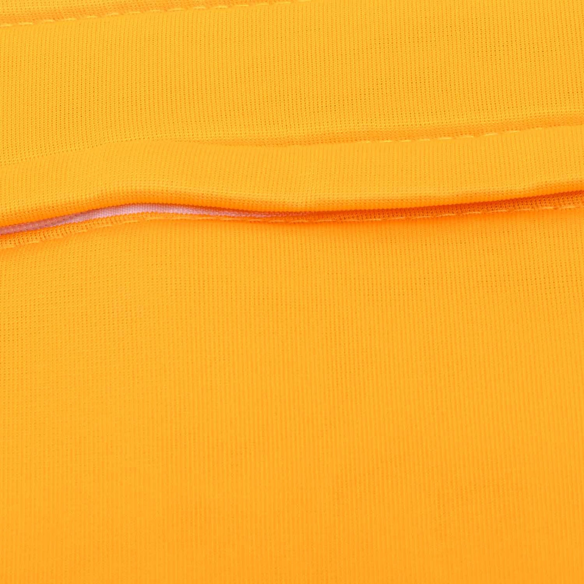 Housse pouf piscine rectangulaire vide Jaune en tissu micro-perforé avec évacuation rapide de l’eau, couleur jaune