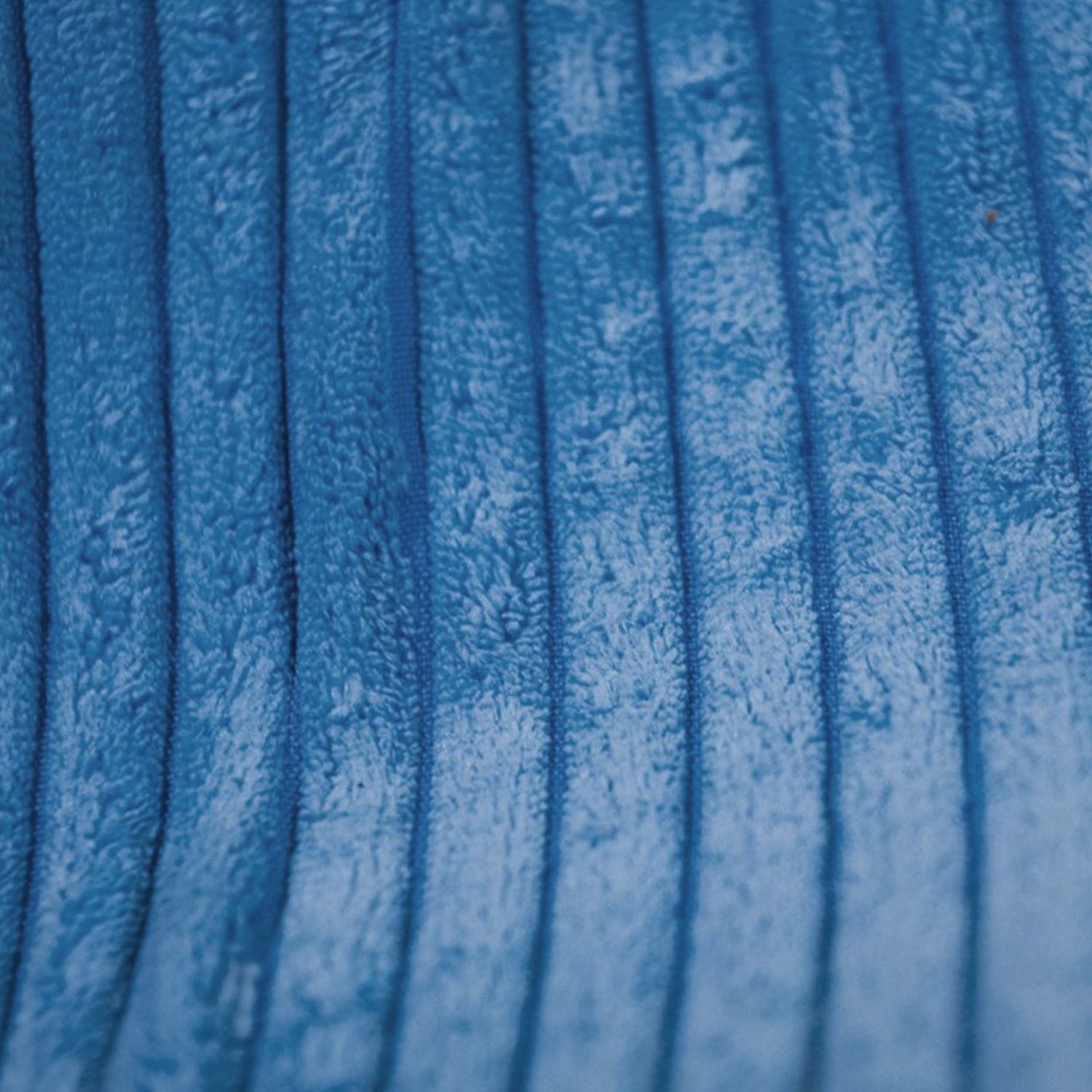 Sitzwürfel Cordvelours Himmelblau