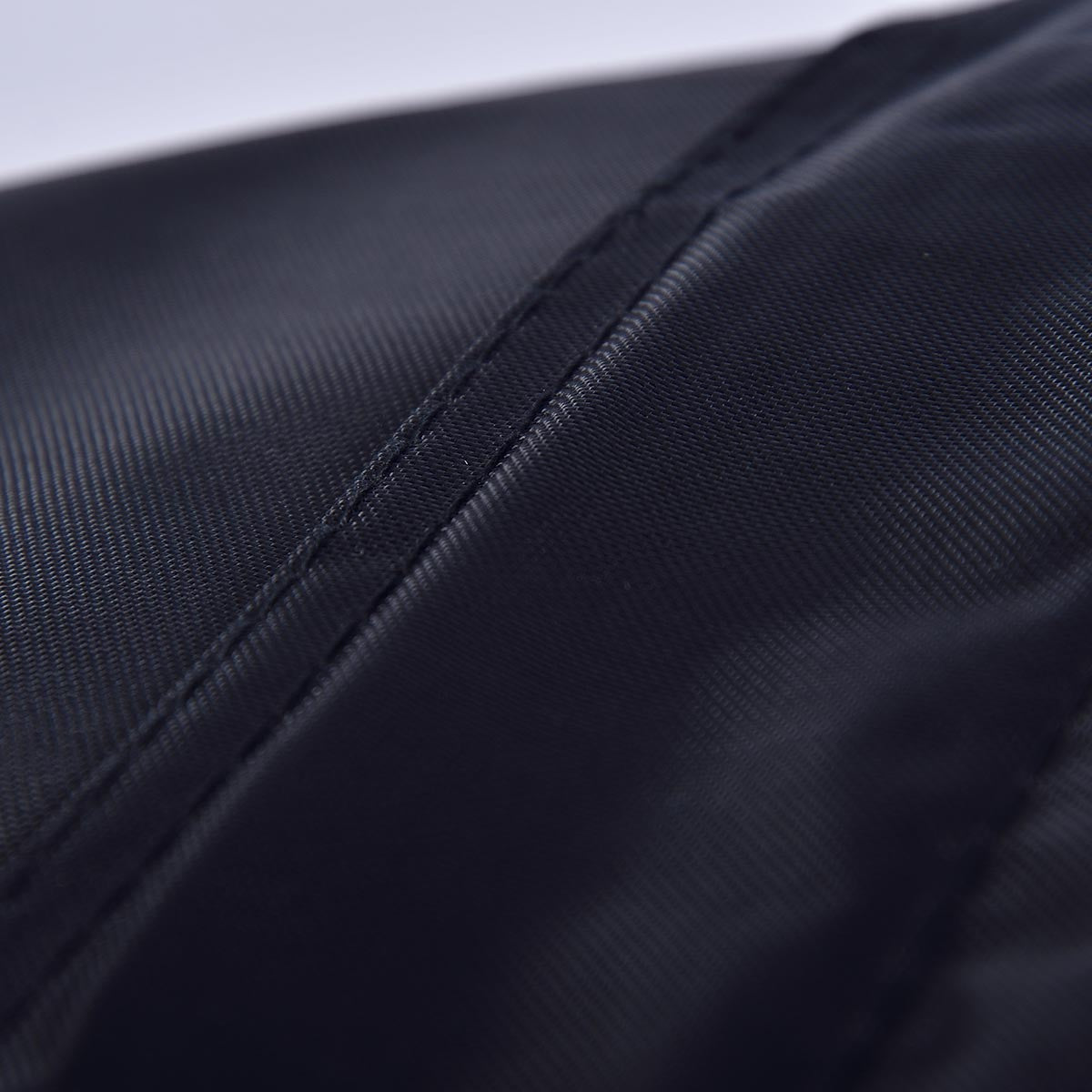 Housse Vide Pouf XXL Noir CLASSIC - tissu noir épais et couture renforcée, fermeture pour housse de pouf géant
