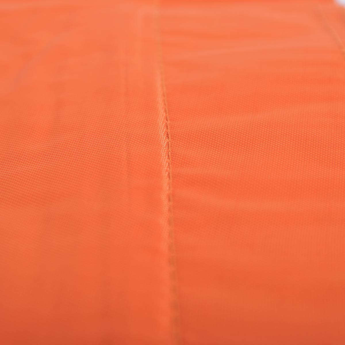 Housse Vide Pouf XXL Orange CLASSIC - tissu orange uni, couture visible, housse additionnelle pour pouf géant BiG52