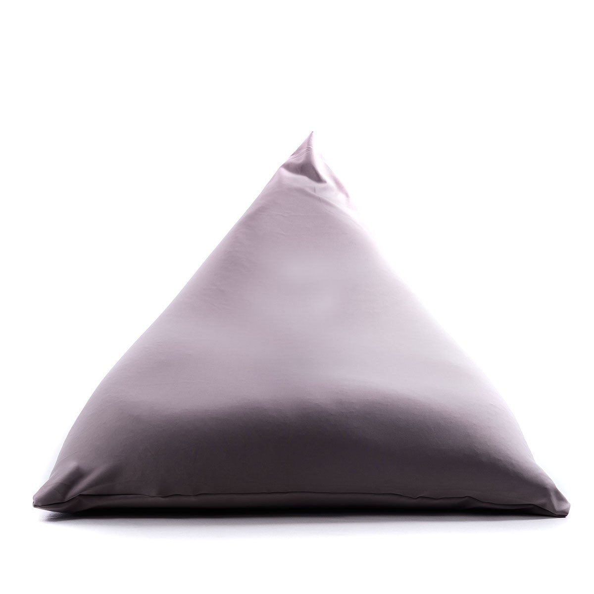 Pouf Berlingot Stretch Taupe, pouf géant intérieur en tissu extensible couleur taupe BiG52 pour détente salon chambre