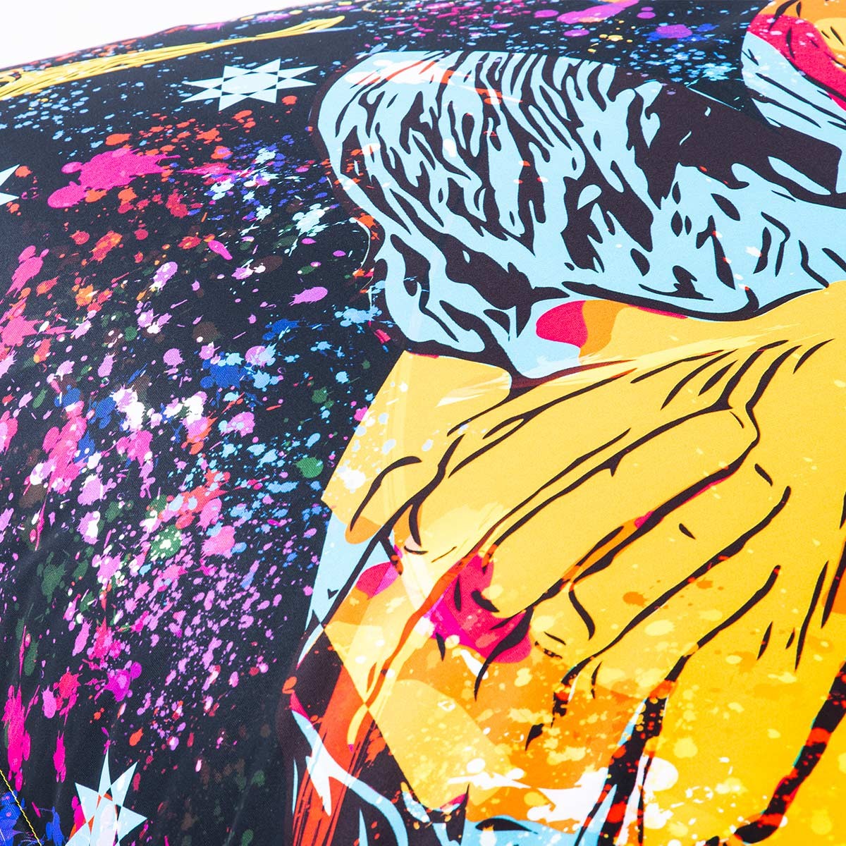 Pouf Géant ART52® - Amour : pouf décoratif imprimé haute qualité sur toile couleur graffiti, série limitée signée Benjamin Cupillard