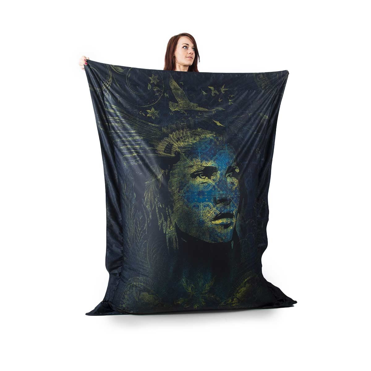 Pouf Géant ART52® - WILD : pouf design à l’effigie du lion, impression haute qualité teintée dans la masse, série limitée