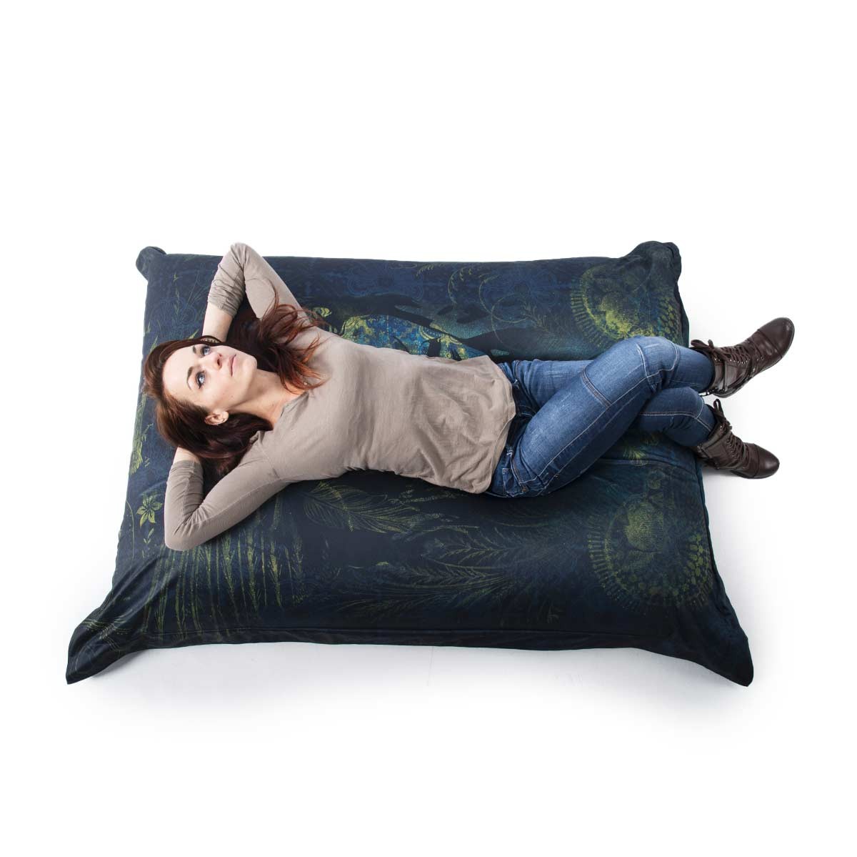 Pouf Géant ART52® - WILD, assise géante avec œuvre “WILD” de Benjamin Cupillard, série limitée 50 exemplaires, coussin design
