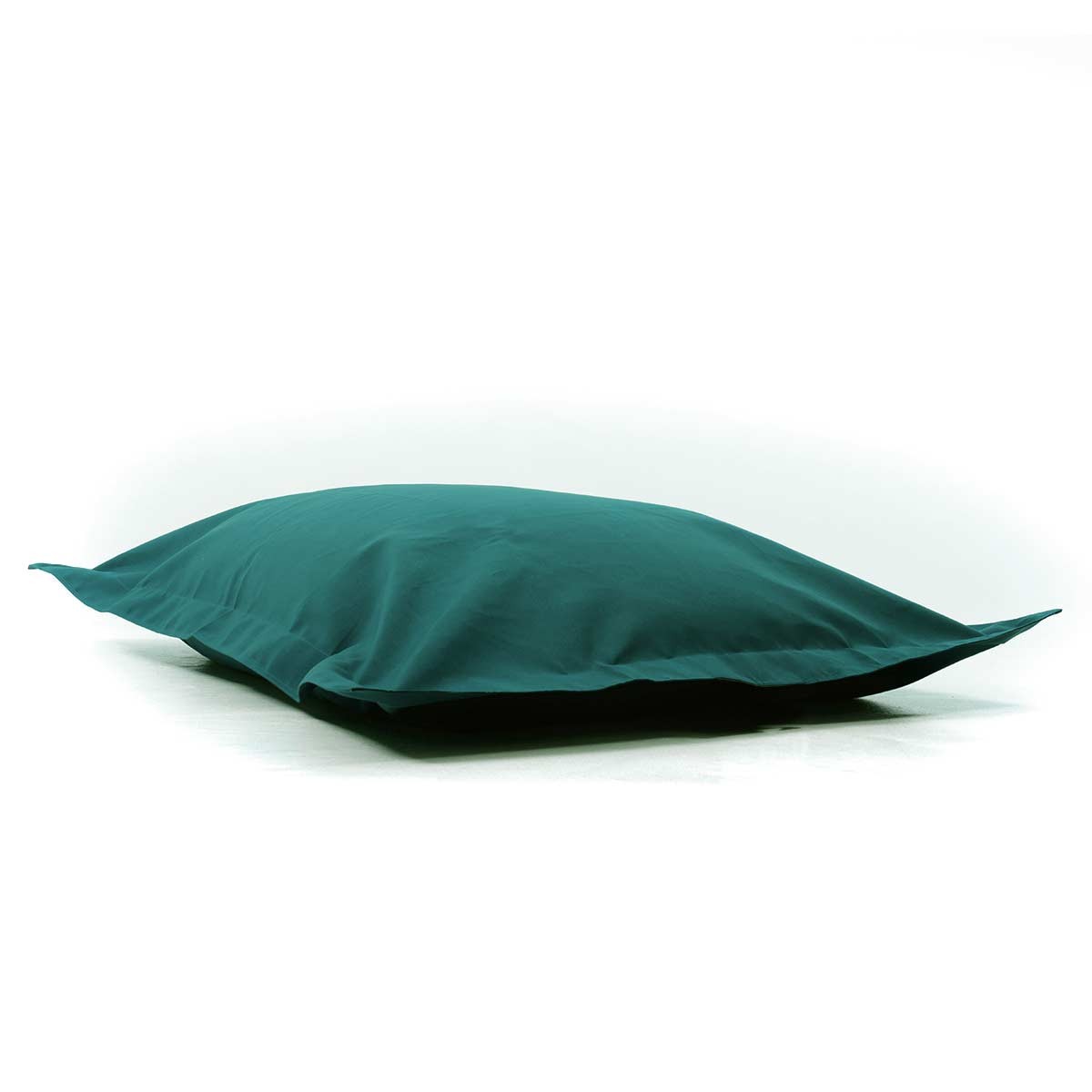 Pouf Voile Bateau Vert géant 170x130cm, coussin nautique vert pour détente intérieure ou extérieure