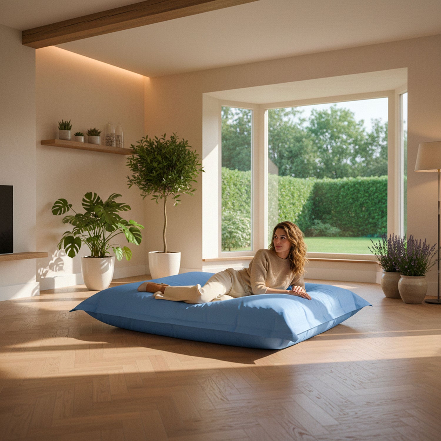 XXL Riesensitzsack Himmelblau BiG52 Classic