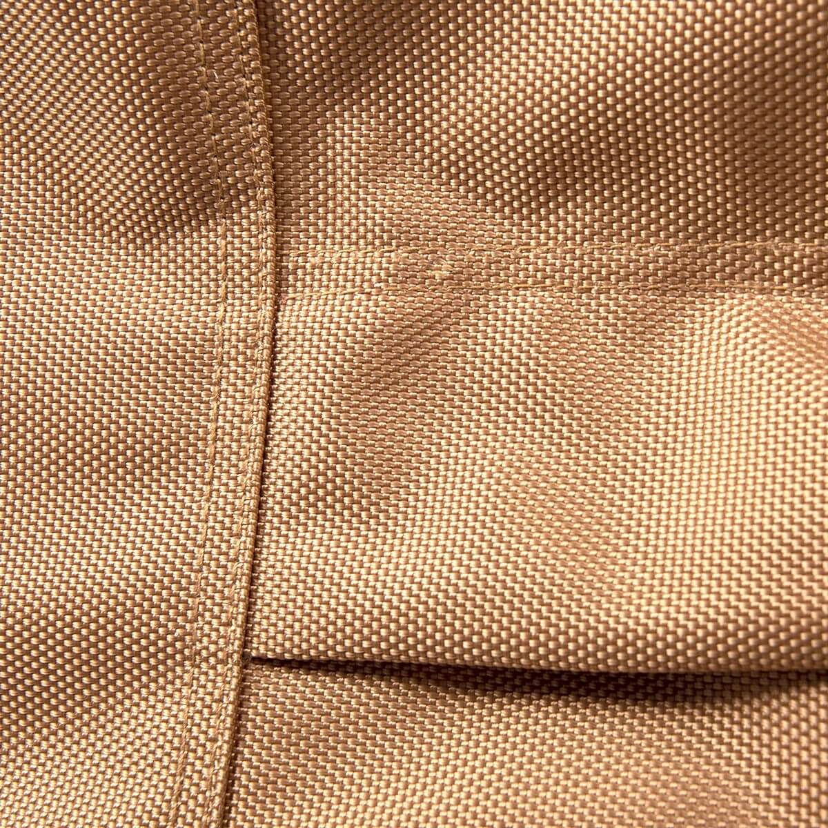 Pouf Géant Extérieur TiTAN Beige Sable - tissu outdoor beige sable, vue texture tressée