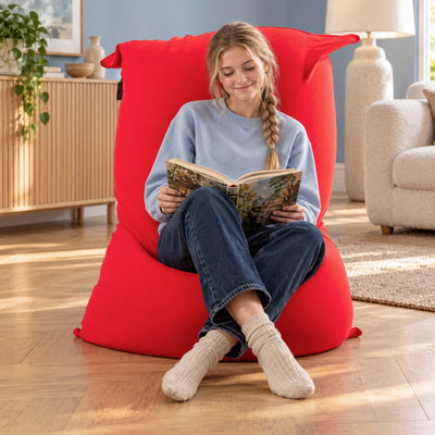 Pouf Stretch Rouge
