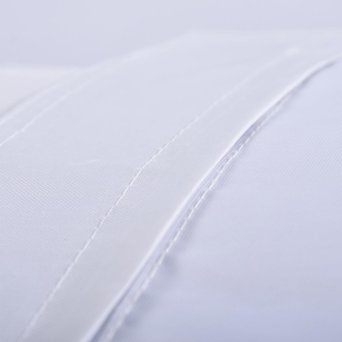 Pouf Géant XXL Blanc BiG52 Classic - tissu blanc de qualité, couture et finition détail