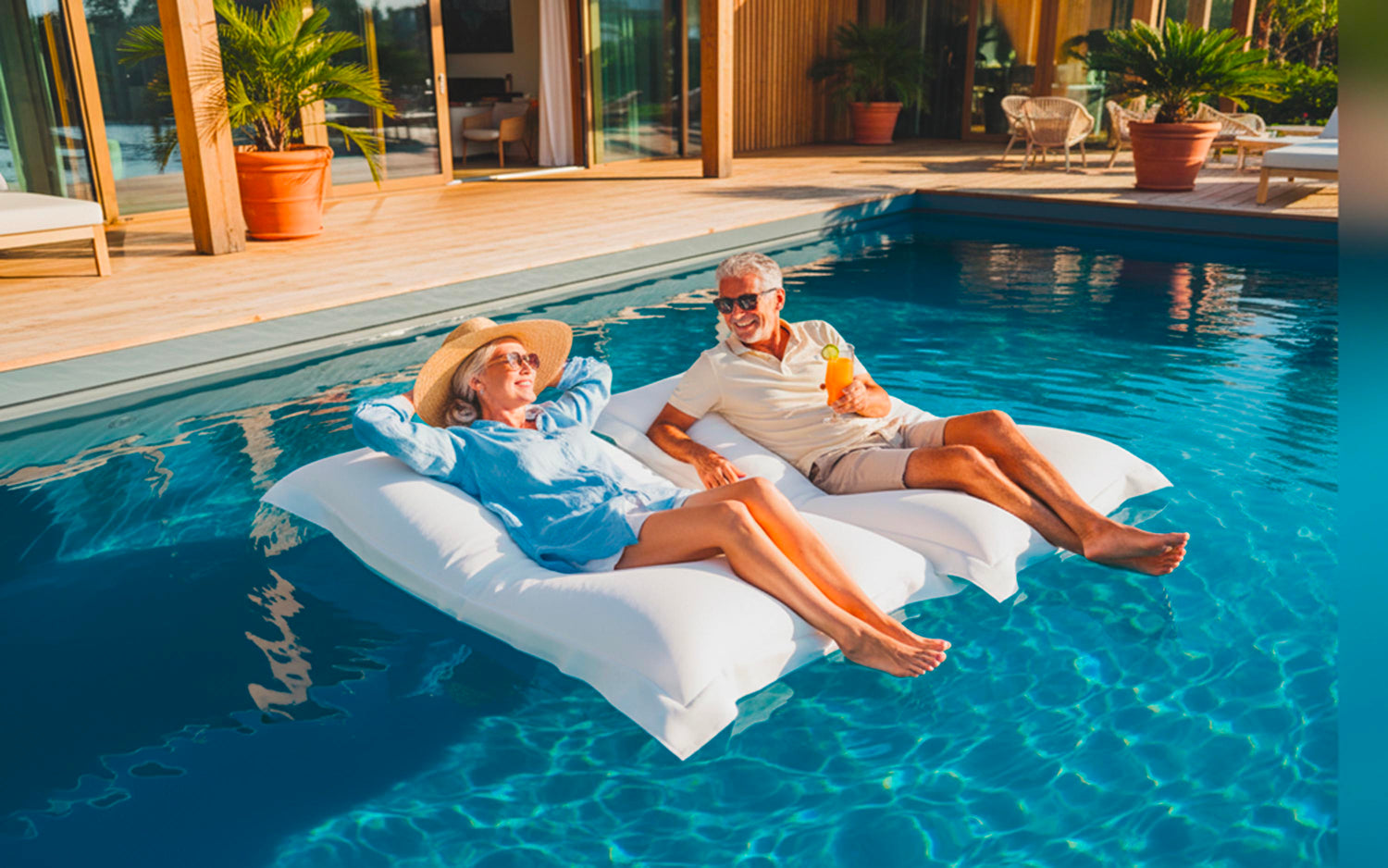 pouf piscine flottant big52 seniors relaxation